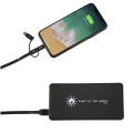 SCX.design P30 8000 mAh bateria solar externa retroiluminada