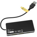 Hub USB 8 en 1 con doble entrada y 6 puertos "SCX.design H20"