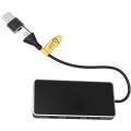 Hub USB 8 en 1 con doble entrada y 6 puertos "SCX.design H20"