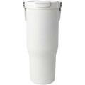 Vaso con aislamiento al vacío de cobre de acero inoxidable reciclado certificado RCS de 900 ml y con tapa de doble función "Bronx"