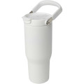 Vaso con aislamiento al vacío de cobre de acero inoxidable reciclado certificado RCS de 900 ml y con tapa de doble función "Bronx"