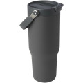 Vaso con aislamiento al vacío de cobre de acero inoxidable reciclado certificado RCS de 900 ml y con tapa de doble función "Bronx"