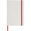 Libreta A5 blanca con cinta de color "Spectrum"