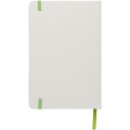 Libreta A5 blanca con cinta de color "Spectrum"