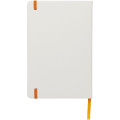 Libreta A5 blanca con cinta de color "Spectrum"