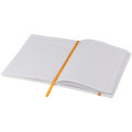 Libreta A5 blanca con cinta de color "Spectrum"