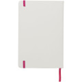 Libreta A5 blanca con cinta de color "Spectrum"