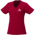 Camiseta de pico de manga corta Cool fit de mujer "Amery"