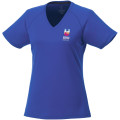 Camiseta de pico de manga corta Cool fit de mujer "Amery"