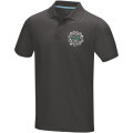 Polo orgánico de manga corta para hombre "Graphite"
