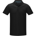 Polo orgánico de manga corta para hombre "Graphite"