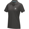 Polo orgánico de manga corta para mujer "Graphite"