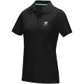 Polo orgánico de manga corta para mujer "Graphite"