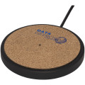 Base de carga inalámbrica de 10 W de piedra caliza/corcho "Kivi"