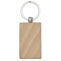 Llavero rectangular de madera de haya "Gian"