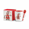 Taza con cuchara 250ml Claus