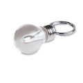 Llavero con forma bombilla con luz