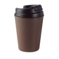 Taza de cáscara de café con tapa Brasil