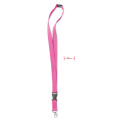 LANY Lanyard mosquetón metal 20 mm