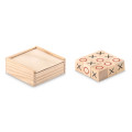 TIC TAC TOE Juego tres en raya de madera