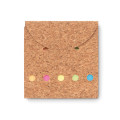 FOLDCORK Set de notas corcho