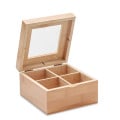 CAMPO TEA Caja de té de bambú