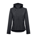 THC ZAGREB WOMEN. Chaqueta softshell para mujer, con capucha removible