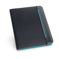 FITZGERALD. Portafolios A4 en PU y 800D con bloc de páginas rayadas