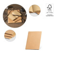 ALCOTT A6. Bloc de notas con tapa de cartón (250 g/m²) y páginas lisas