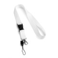 ANQUETIL. Lanyard de poliéster con mosquetón metálico