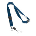 MURRAY. Lanyard de poliéster con mosquetón metálico