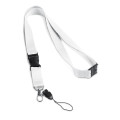 MURRAY. Lanyard de poliéster con mosquetón metálico