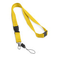MURRAY. Lanyard de poliéster con mosquetón metálico
