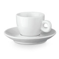 PRESSO. Taza y platillo de cerámica