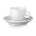PRESSO. Taza y platillo de cerámica