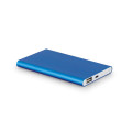 MARCET. Power bank slim 4'000 mAh, fabricado en aluminio reciclado (100% rAL) y ABS reciclado (100% rABS)