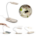 OZZEL. Lámpara de mesa con cargador inalámbrico (Rápido, 10W)