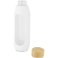 Botella de vidrio borosilicato con agarre de silicona de 600 ml  "Tidan"