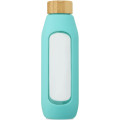 Botella de vidrio borosilicato con agarre de silicona de 600 ml  "Tidan"