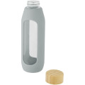 Botella de vidrio borosilicato con agarre de silicona de 600 ml  "Tidan"