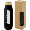 Botella de vidrio borosilicato con agarre de silicona de 600 ml  "Tidan"