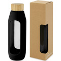 Botella de vidrio borosilicato con agarre de silicona de 600 ml  "Tidan"