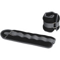 Set de 2 pesas ajustables de 1 kg para tobillos y muñecas Heather