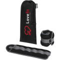 Set de 2 pesas ajustables de 1 kg para tobillos y muñecas Heather