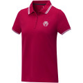 Polo de manga corta con ribete para mujer "Amarago"