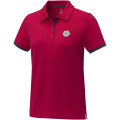 Polo de manga corta de dos tonos para mujer "Morgan"