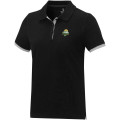 Polo de manga corta de dos tonos para mujer "Morgan"