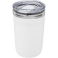 Vaso de vidrio de 420 ml con pared exterior de plástico reciclado "Bello"