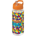 Bidón deportivo con tapa con boquilla de 600 ml H2O Active® "Octave Tritan™"