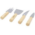 Set de 4 piezas para queso de bambú  "Cheds"